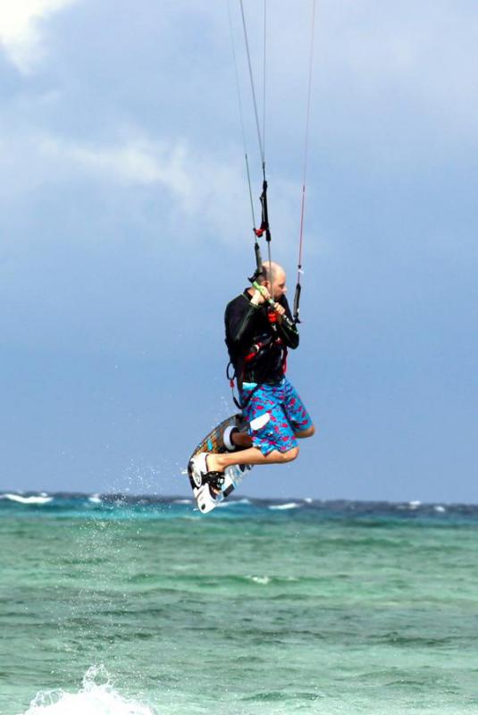 Prime kitesurfing spots on Seco Island